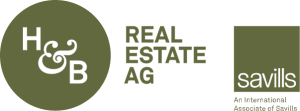 Logo H&B Real Estate AG und savills